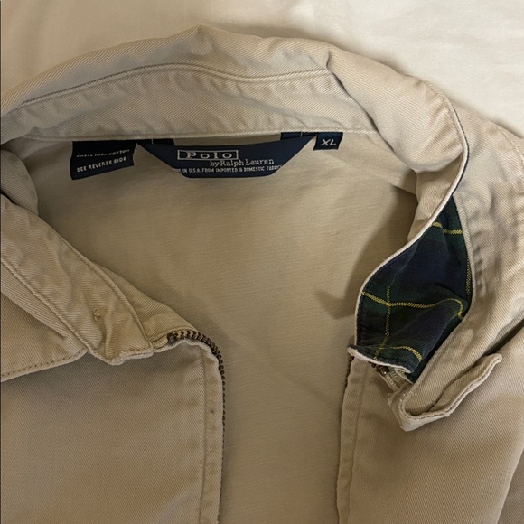 Polo Ralph Lauren Beige Harrington Jacket Size XL - Picture 2 of 7